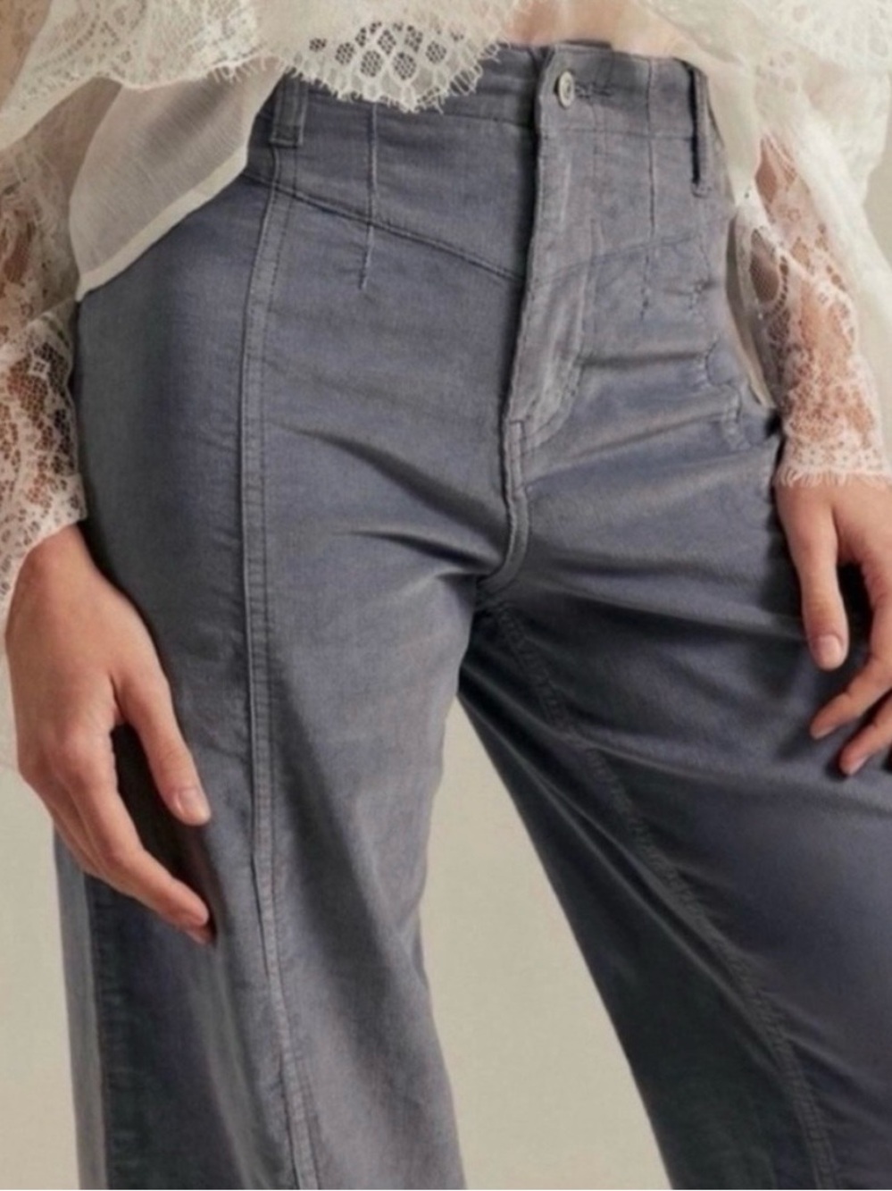 NWT We The Free Libre Wide Leg Cord Jeans- Size 32 - Picture 2 of 12